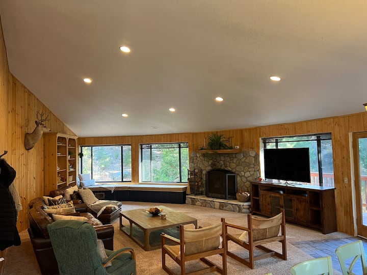 Living room in the round house